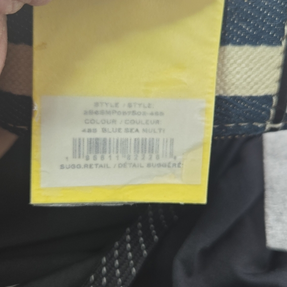 Marc Jacobs 'The Wallet' Striped Card Case - Navy & Cream - Picture 6 of 6